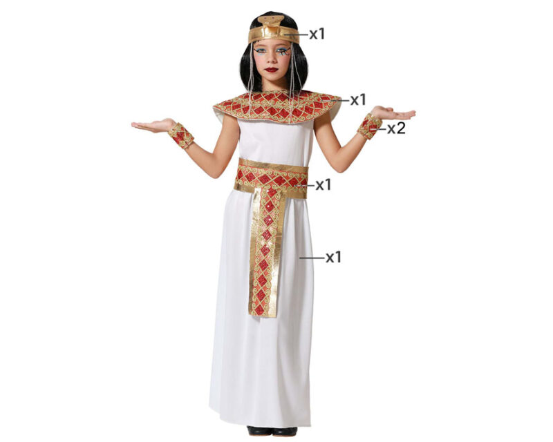 disfraz de egipcia para niña 800x640 - DISFRAZ DE EGIPCIA PARA NIÑA