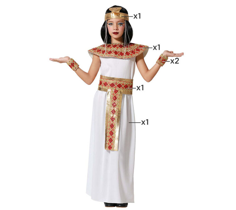 disfraz de egipcia para niña 800x709 - DISFRAZ DE EGIPCIA PARA NIÑA
