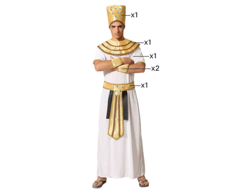 disfraz de egipcio blanco hombre 800x640 - DISFRAZ DE EGIPCIO BLANCO HOMBRE