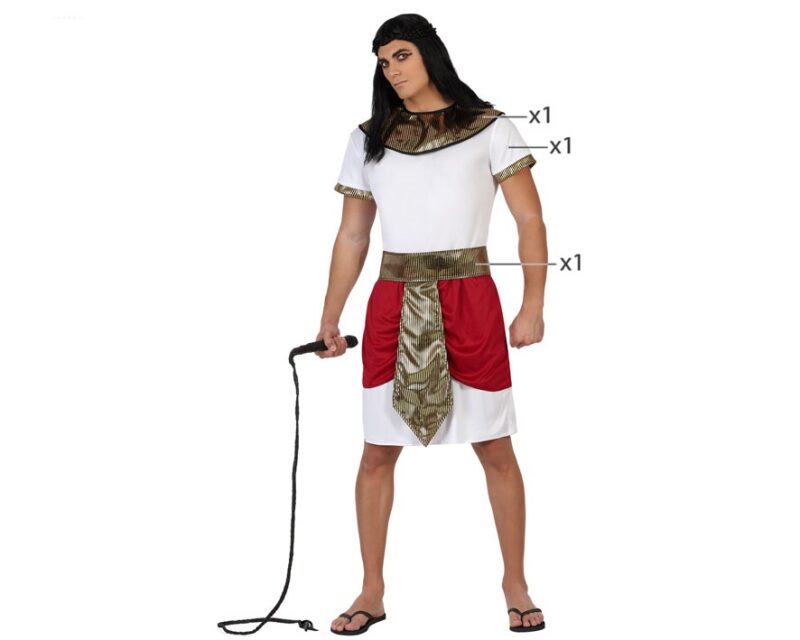 disfraz de egipcio para hombre 1 800x640 - DISFRAZ DE EGIPCIO ROJO PARA HOMBRE