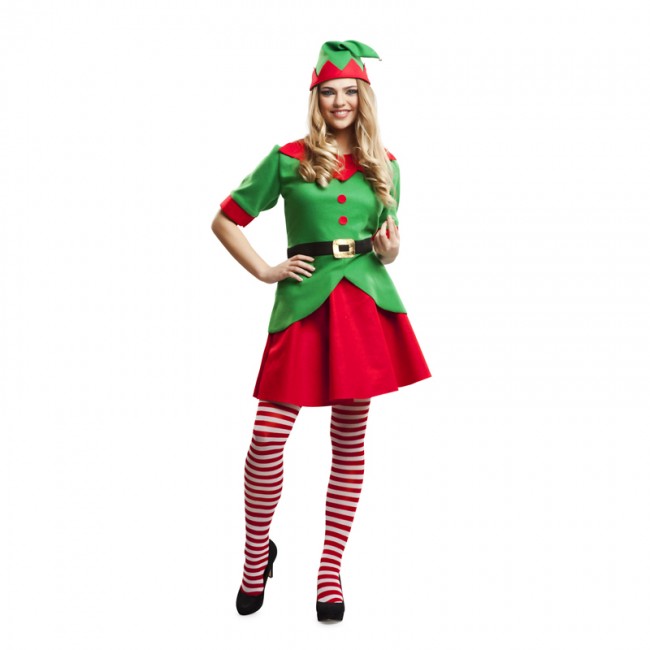 disfraz de elfa navidad adulto - DISFRACES MUJER