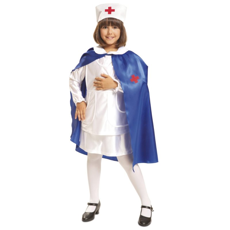 disfraz de enfermera con capa niña 800x800 - DISFRAZ ENFERMERA CAPA PARA NIÑA