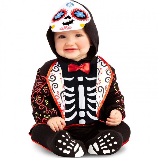 disfraz de esqueleto dia de los muertos para bebe - DISFRAZ DIA DE LOS MUERTOS PARA BEBÉ