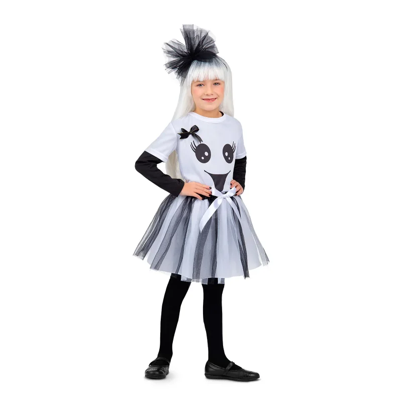 DISFRAZ DE FANTASMA TUTÚ NIÑA