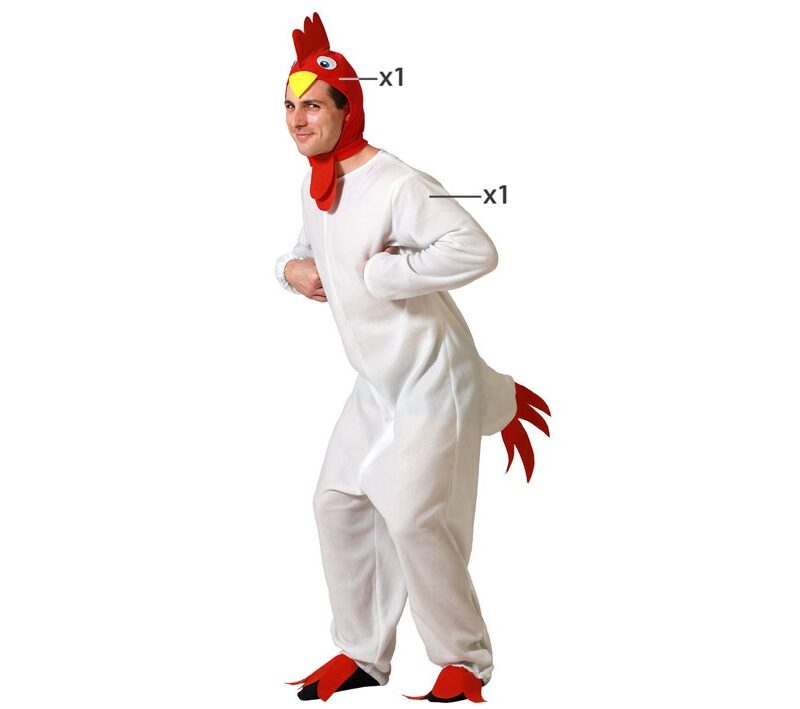 disfraz de gallo para adulto 800x709 - DISFRAZ DE GALLO PARA ADULTO