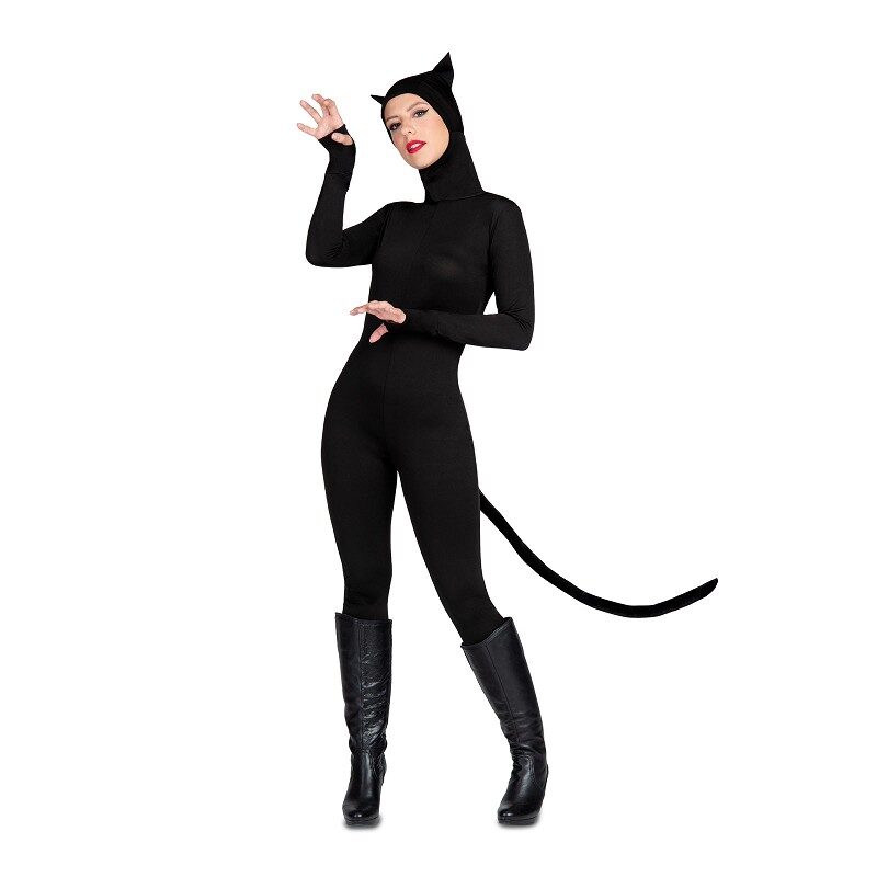 DISFRAZ DE GATA NEGRA PARA MUJER