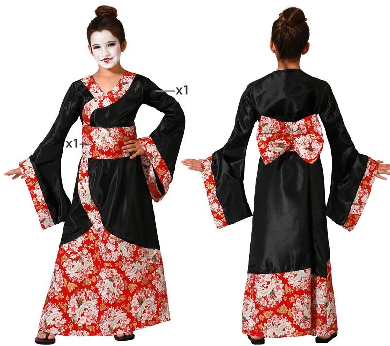 disfraz de geisha para niña 800x709 - DISFRAZ DE GEISHA KIMONO PARA NIÑA