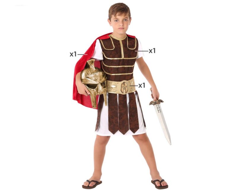 disfraz de gladiador romano para niño 800x640 - DISFRAZ DE GLADIADOR ROMANO NIÑO
