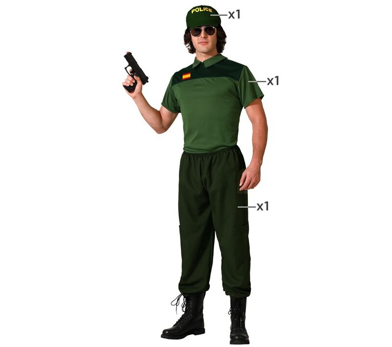 disfraz de guardia civil para hombre 800x709 - DISFRAZ DE GUARDIA CIVIL HOMBRE