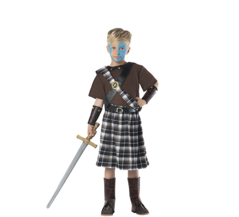 disfraz de guerrero escoces para nino 800x727 - DISFRAZ DE GUERRERO ESCOCÉS PARA NIÑO