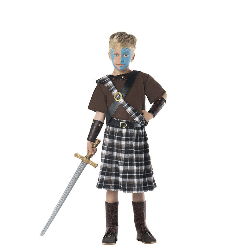 disfraz de guerrero escoces para nino 800x800 - DISFRAZ DE GUERRERO ESCOCÉS PARA NIÑO