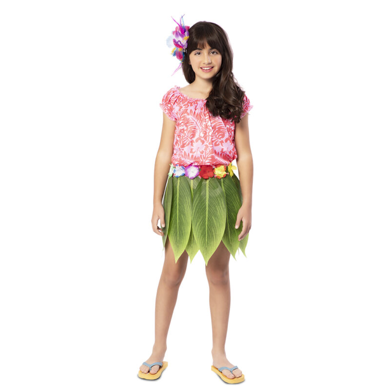 disfraz de hawaiana para niña 800x800 - DISFRAZ DE HAWAIANA PARA NIÑA