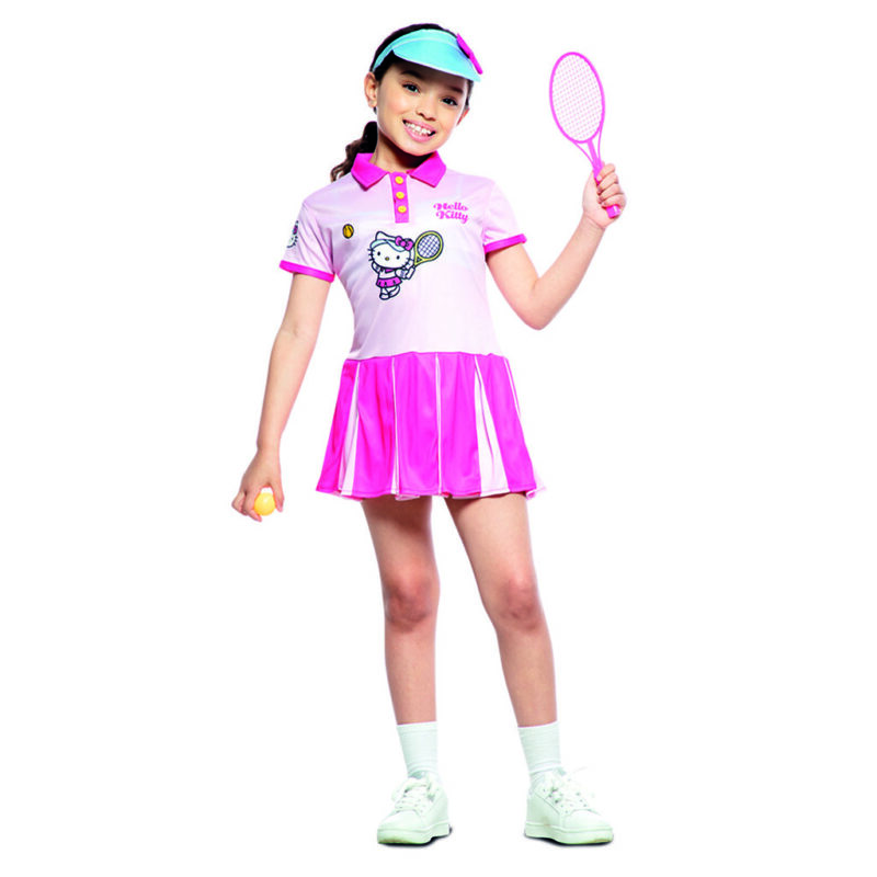 disfraz de hello kitty tenista niña 800x800 - DISFRAZ DE HELLO KITTY TENISTA NIÑA