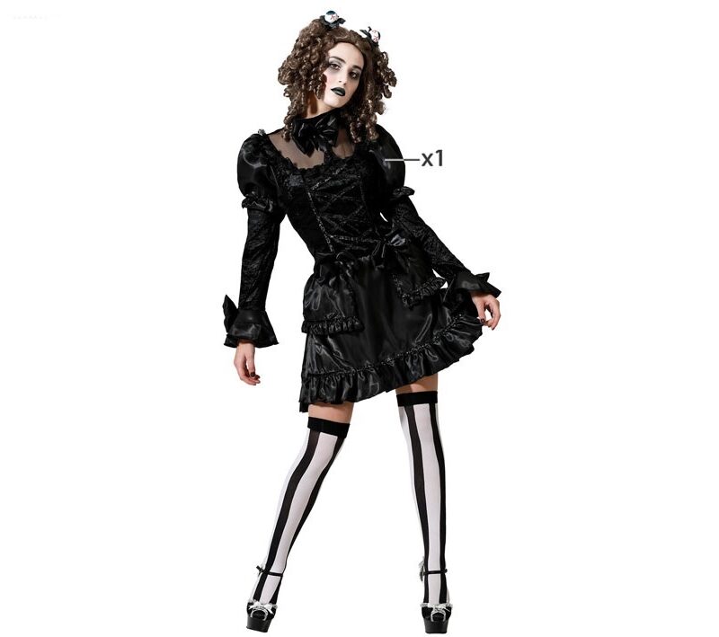 disfraz de lolita negro mujer 800x709 - DISFRAZ DE LOLITA NEGRO PARA MUJER