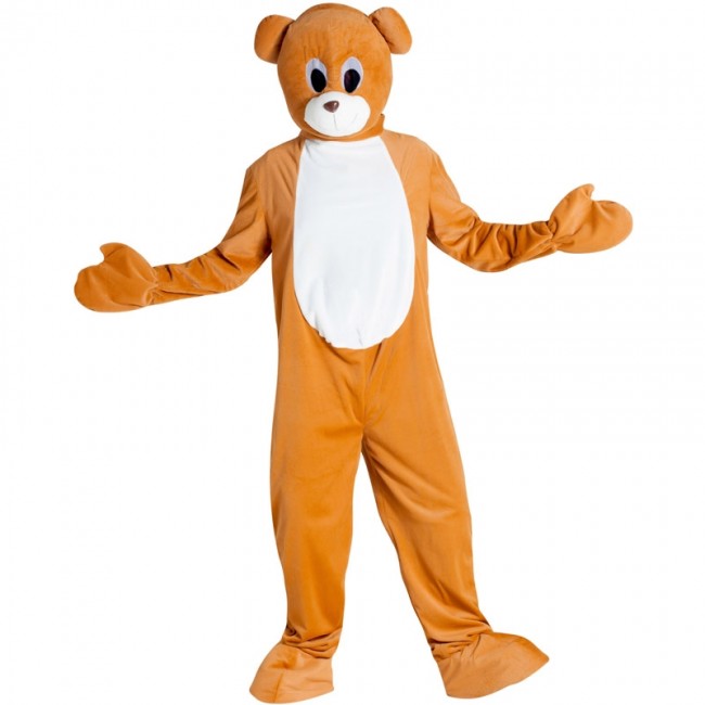 disfraz de mascota oso para adulto - DISFRAZ DE OSO MASCOTA PARA ADULTO
