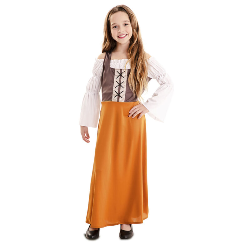 disfraz de mesonera medieval niña 800x800 - DISFRAZ DE MESONERA MEDIEVAL NIÑA