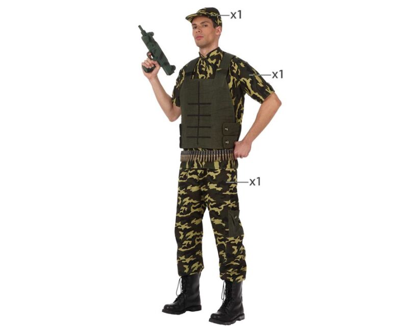 disfraz de militar camuflaje hombre 800x640 - DISFRAZ DE MILITAR CAMUFAJE PARA HOMBRE