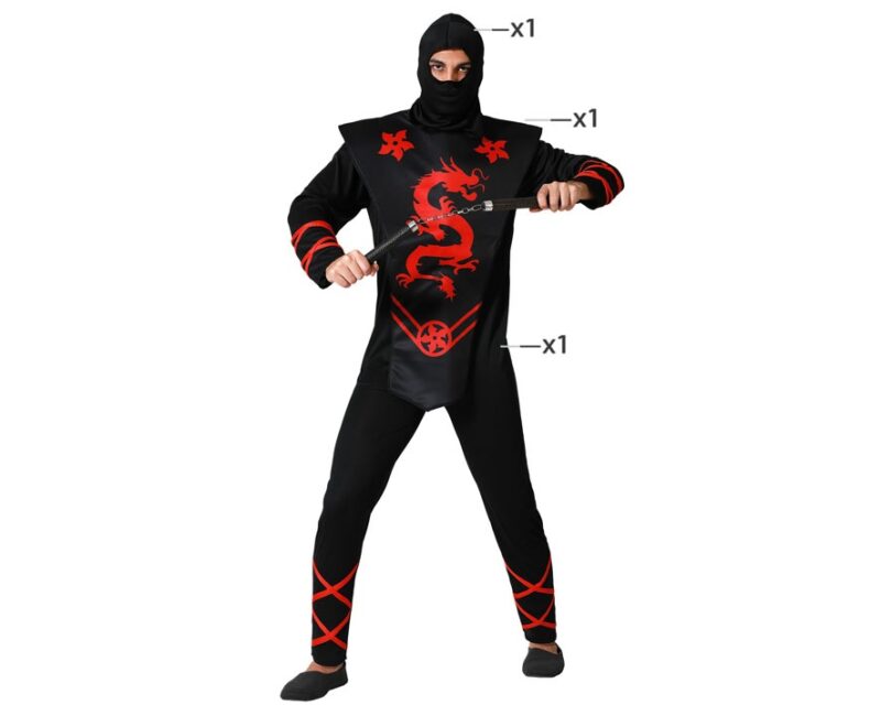 disfraz de ninja rojo para hombre 800x640 - DISFRAZ DE NINJA ROJO HOMBRE