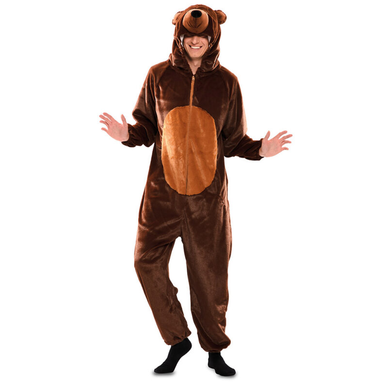 disfraz de oso marrón adulto 800x800 - DISFRAZ DE OSO MARRÓN UNISEX ADULTO