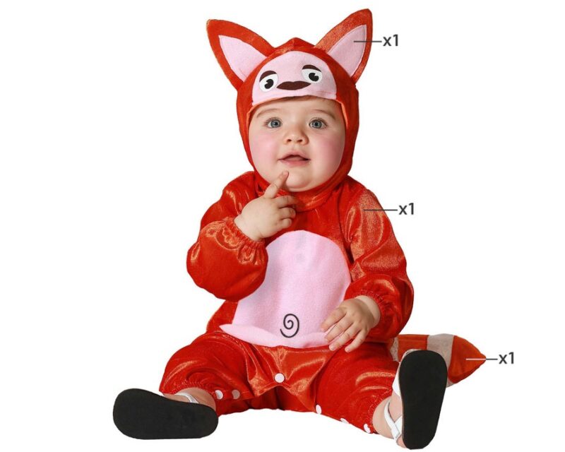 disfraz de panda rojo para bebé 800x640 - DISFRAZ DE PANDA ROJO PARA BEBÉ