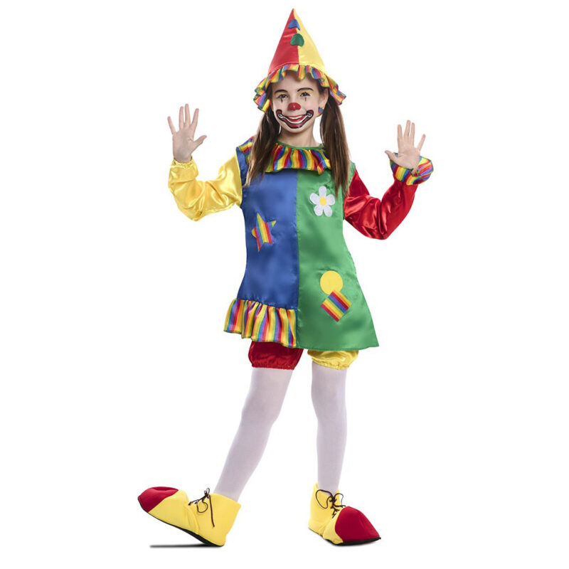 disfraz de payasita multicolor niña 800x800 - DISFRAZ DE PAYASITA MULTICOLOR NIÑA