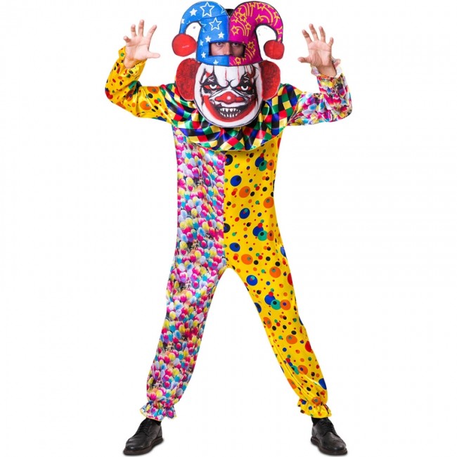 disfraz de payaso killer clown cabezudo para adulto - DISFRAZ DE PAYASO KILLER CABEZUDO ADULTO