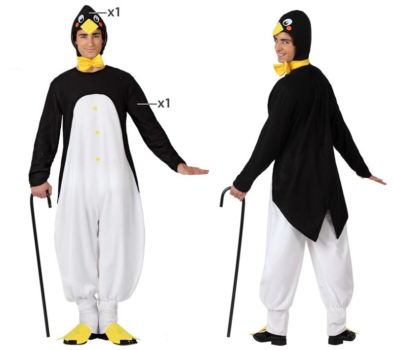disfraz de pinguino para adulto 800x709 - DISFRAZ DE PINGUINO PARA ADULTO