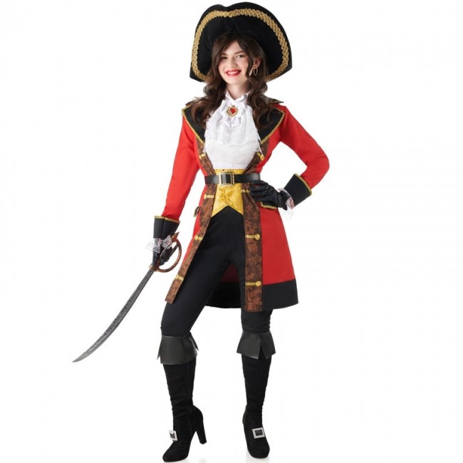disfraz de pirata capitana hook para mujer - DISFRAZ DE PIRATA CAPITANA HOOK MUJER