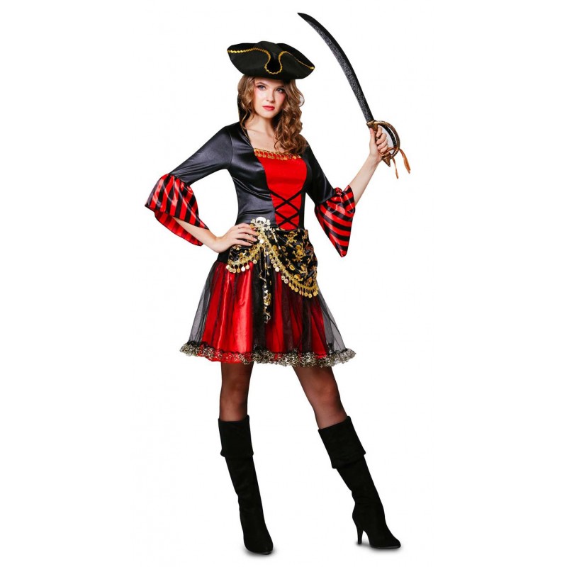 disfraz de pirata elegante para mujer - DISFRAZ DE PIRATA ELEGANTE PARA MUJER