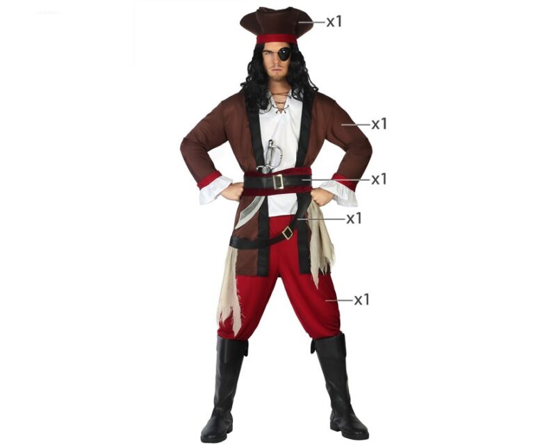disfraz de pirata para hombre 3 800x640 - DISFRAZ DE PIRATA PARA HOMBRE
