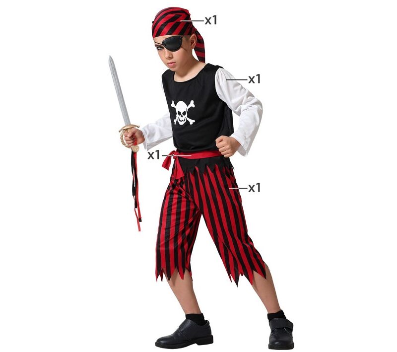 disfraz de pirata para niño 800x709 - DISFRAZ DE PIRATA PARA NIÑO