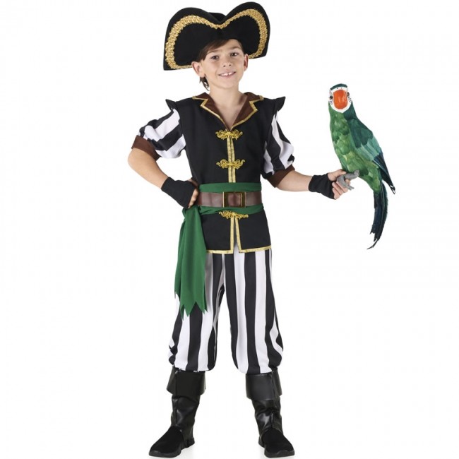 disfraz de pirata parrot para nino - DISFRAZ DE PIRATA PARROT UNISEX INFANTIL