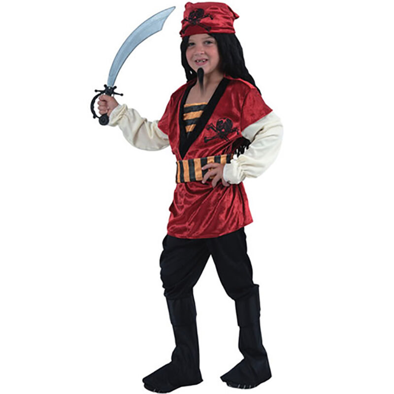 disfraz de pirata rojo niño 800x800 - DISFRAZ DE PIRATA ROJO NIÑO