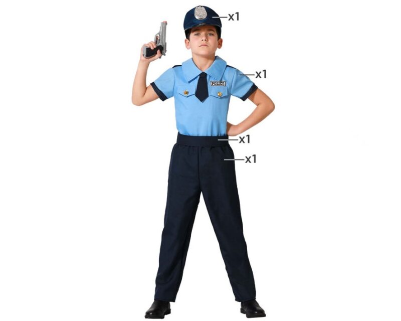 disfraz de policia para niño 800x640 - DISFRAZ DE POLICIA PARA NIÑO