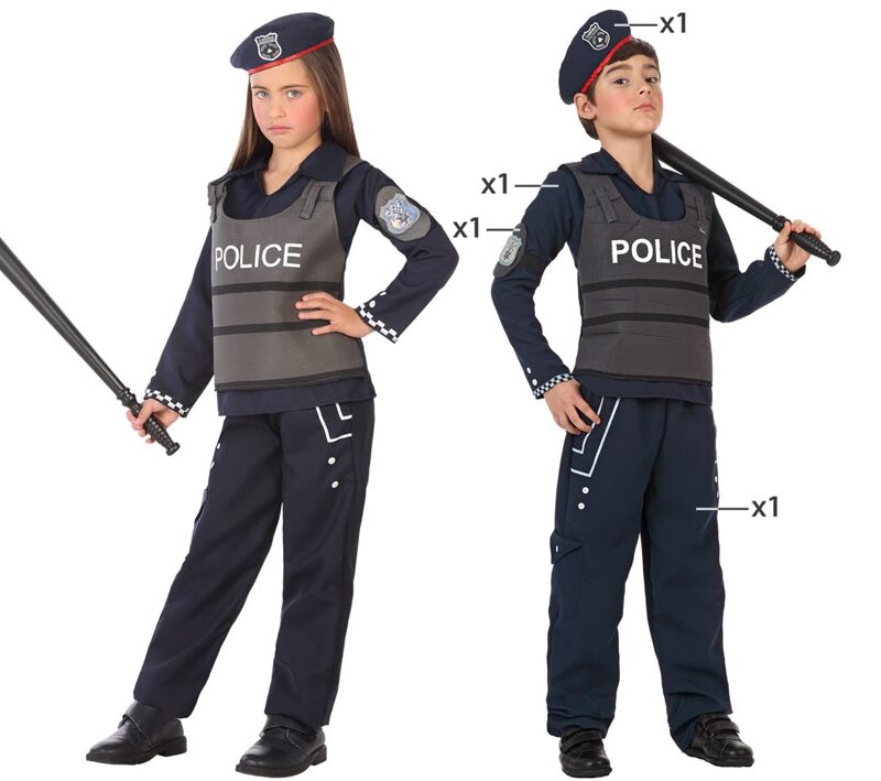 disfraz de policia unisex infantil 800x709 - DISFRAZ DE POLICIA UNISEX INFANTIL