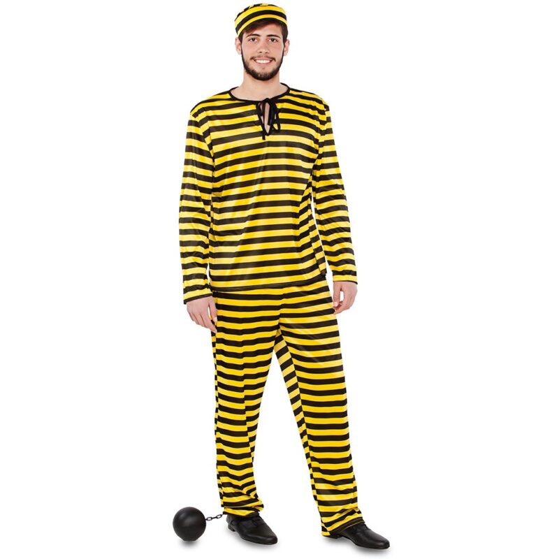 disfraz de preso amarillo los dalton hombre 800x800 - DISFRAZ DE PRESO AMARILLO LOS DALTON HOMBRE