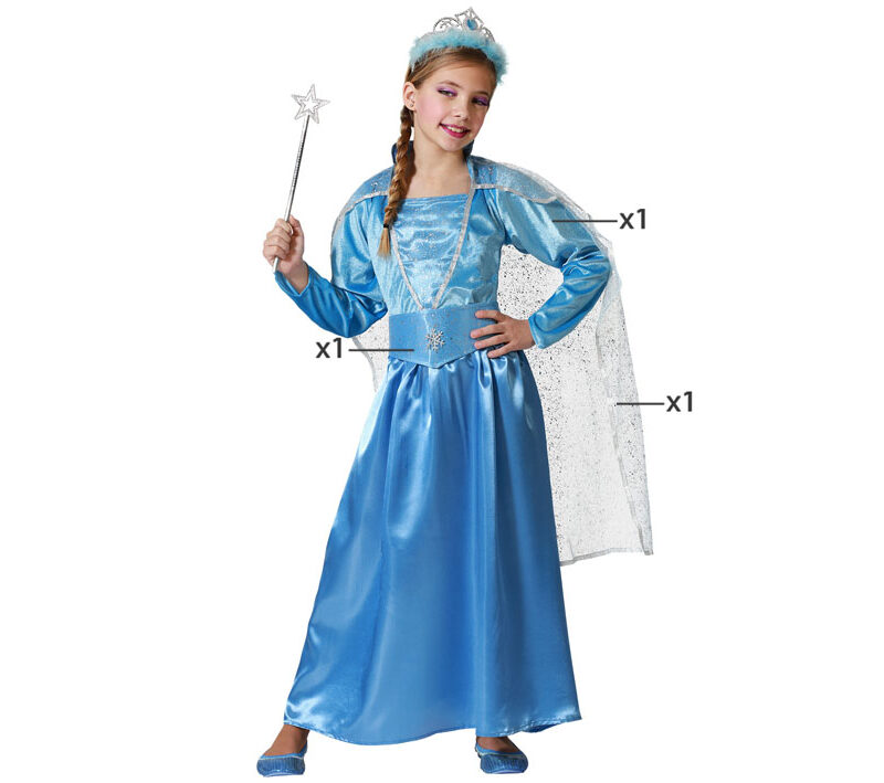 disfraz de princesa azul mágica niña 800x709 - DISFRAZ DE PRINCESA AZUL MÁGICA NIÑA