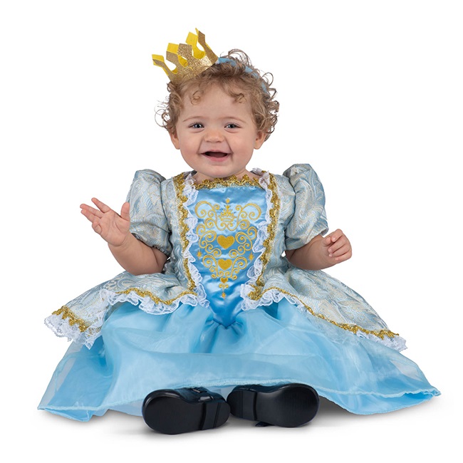 disfraz de princesa azul para bebé - DISFRAZ DE PRINCESA AZUL PARA BEBÉ