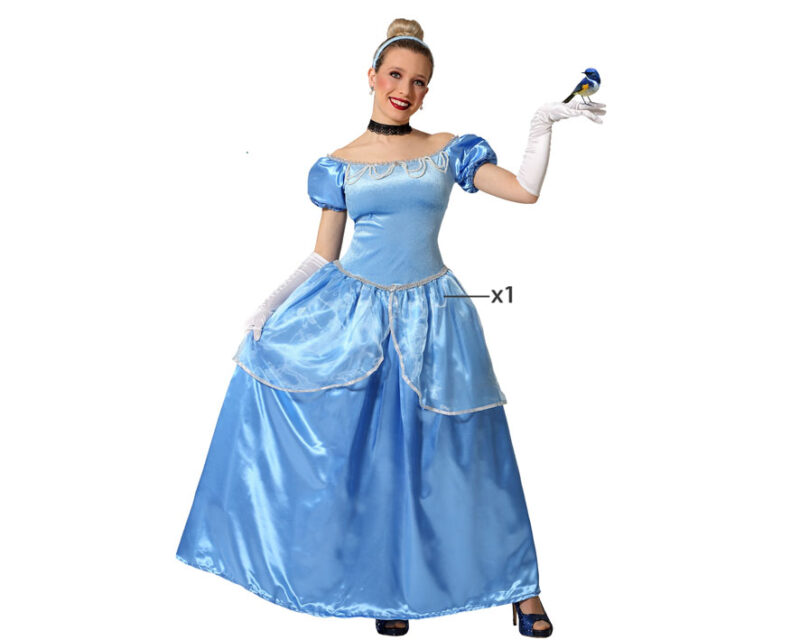 disfraz de princesa azul para mujer 1 800x640 - DISFRAZ DE PRINCESA AZUL CENICIENTA MUJER