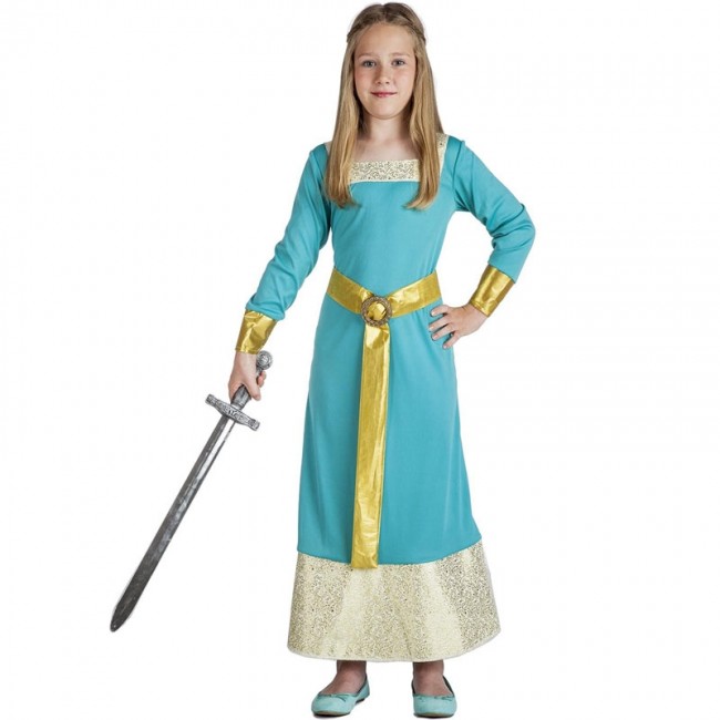 disfraz de princesa medieval elegante para nina - DISFRAZ DE PRINCESA MEDIEVAL ELEGANTE PARA NIÑA