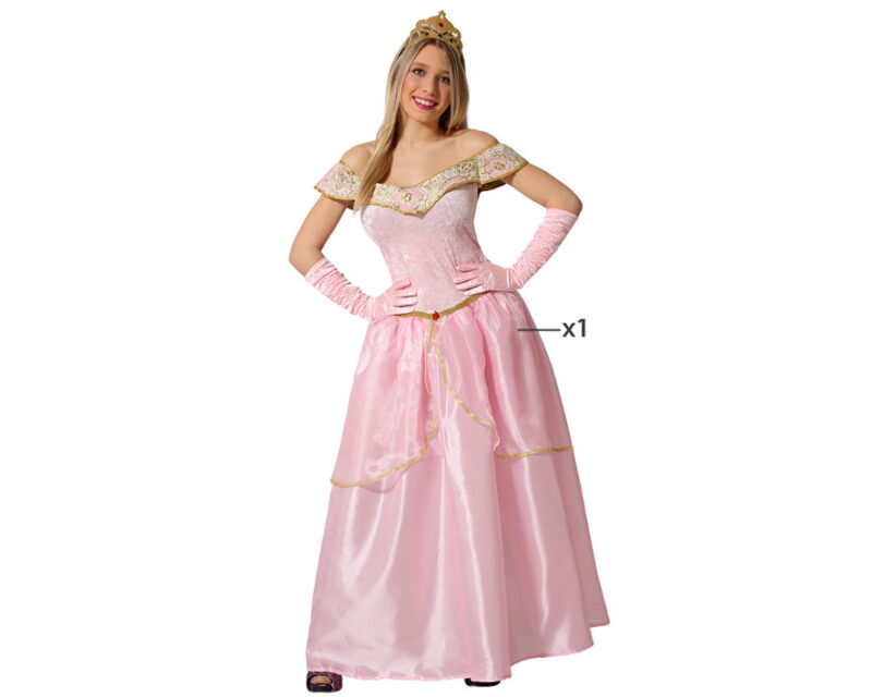 disfraz de princesa rosa mujer 800x640 - DISFRAZ DE PRINCESA ROSA MUJER