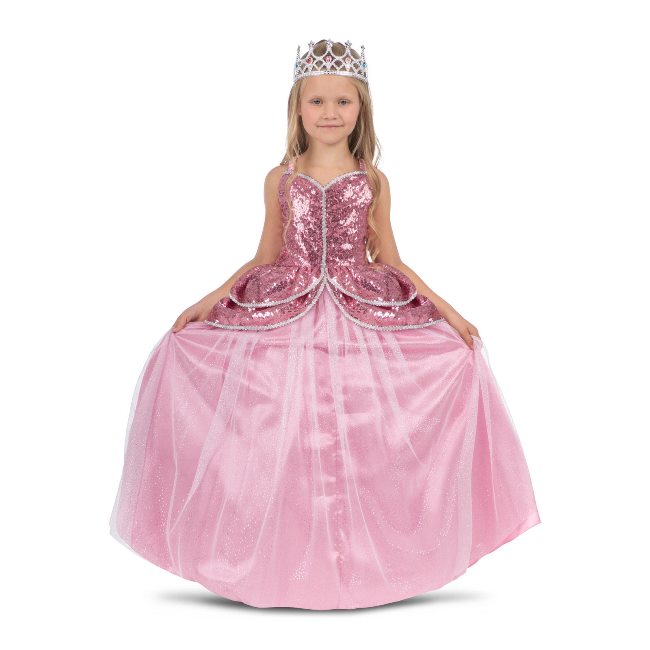 disfraz de princesa rosa para niña 1 - DISFRAZ DE PRINCESA ROSA NIÑA