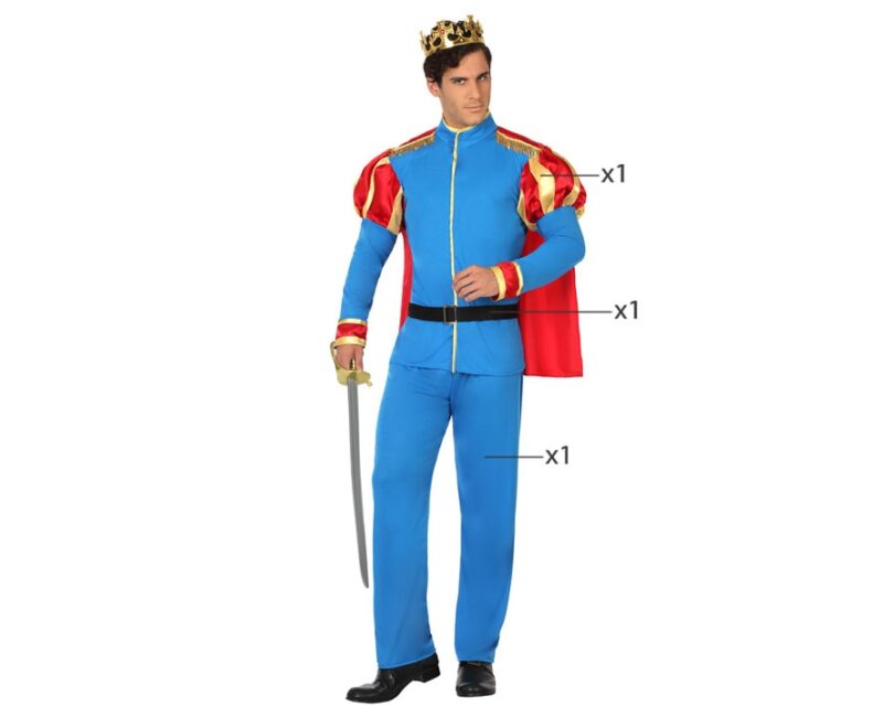 disfraz de príncipe azul para hombre 800x640 - DISFRAZ DE PRÍNCIPE AZUL PARA HOMBRE