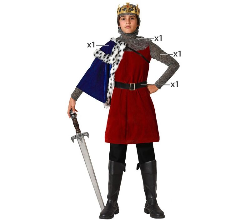 disfraz de rey medieval para niño 2 800x709 - DISFRAZ DE REY MEDIEVAL NIÑO