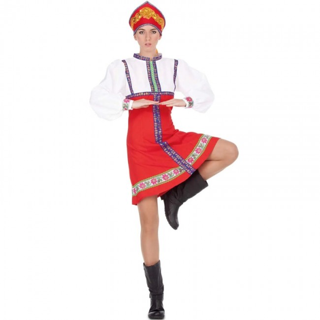 disfraz de rusa tradicional para mujer - DISFRAZ DE RUSA TRADICIONAL PARA MUJER