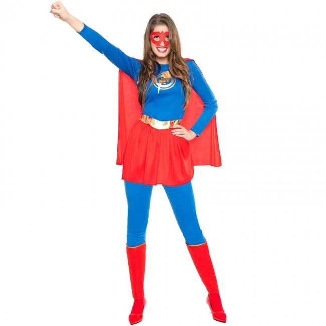 disfraz de superheroina relampago para mujer - DISFRAZ SUPERHEROINA RELÁMPAGO MUJER