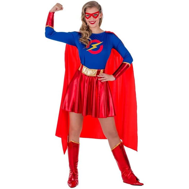 disfraz de superheroina relámpago mujer 800x800 - DISFRAZ DE SUPERHEROÍNA RELÁMPAGO MUJER