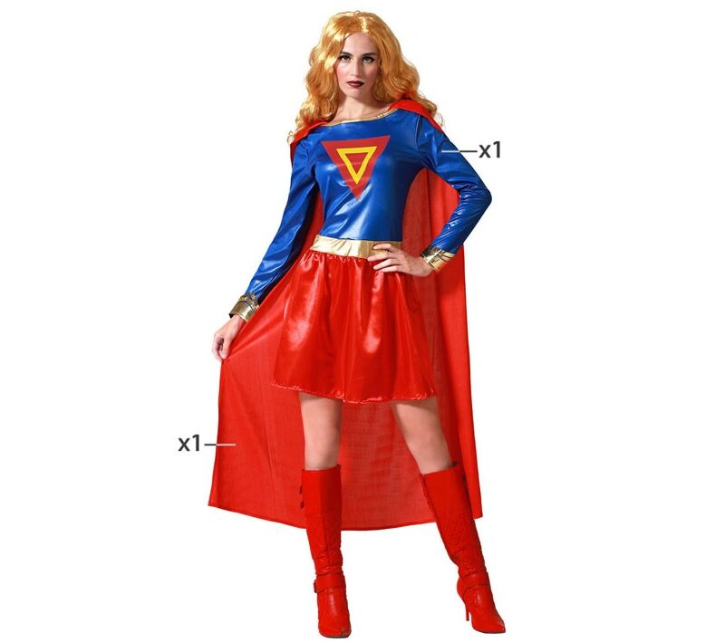 disfraz de superheroína cómic mujer 800x709 - DISFRAZ SUPERHEROÍNA CÓMIC PARA MUJER