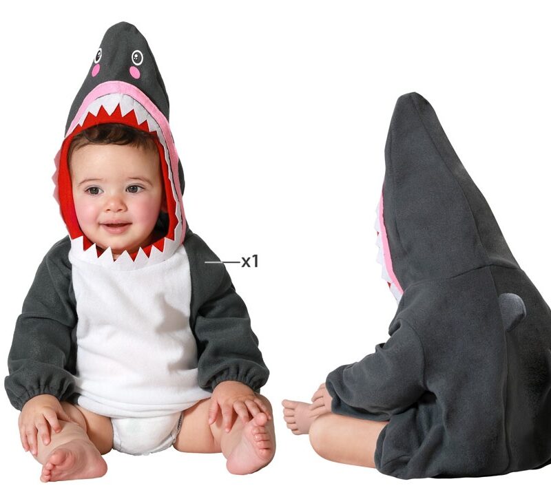 disfraz de tiburón para bebé 800x709 - DISFRAZ DE TIBURÓN PARA BEBÉ