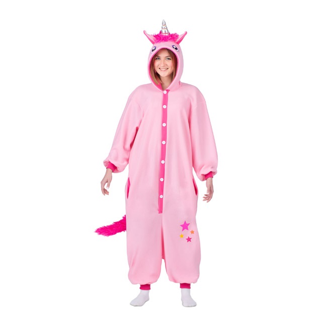 disfraz de unicornio rosa para mujer - DISFRAZ DE UNICORNIO ROSA PARA ADULTO